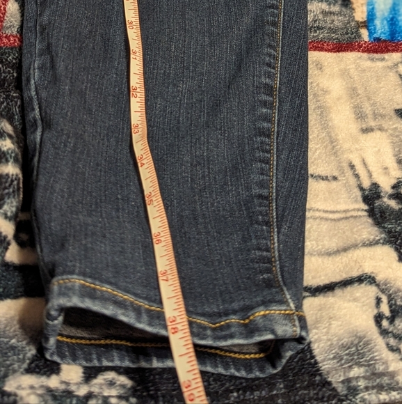 Sky high skinny torrid premium Plus 20 stretchy medium blue jeans pre-owned - Picture 5 of 9